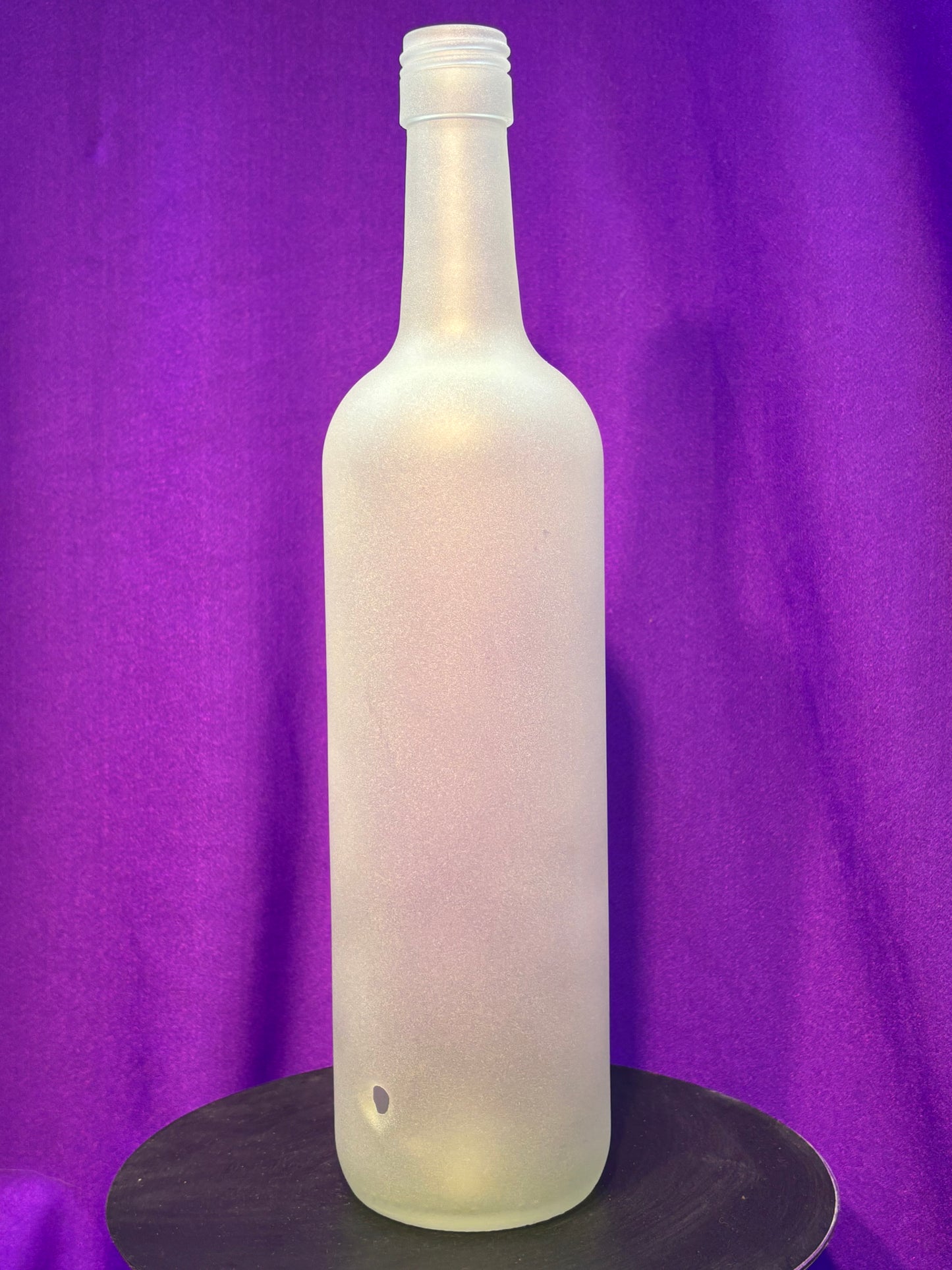 Sandblasted She-Devil Pin-up Incense Holder Bottle