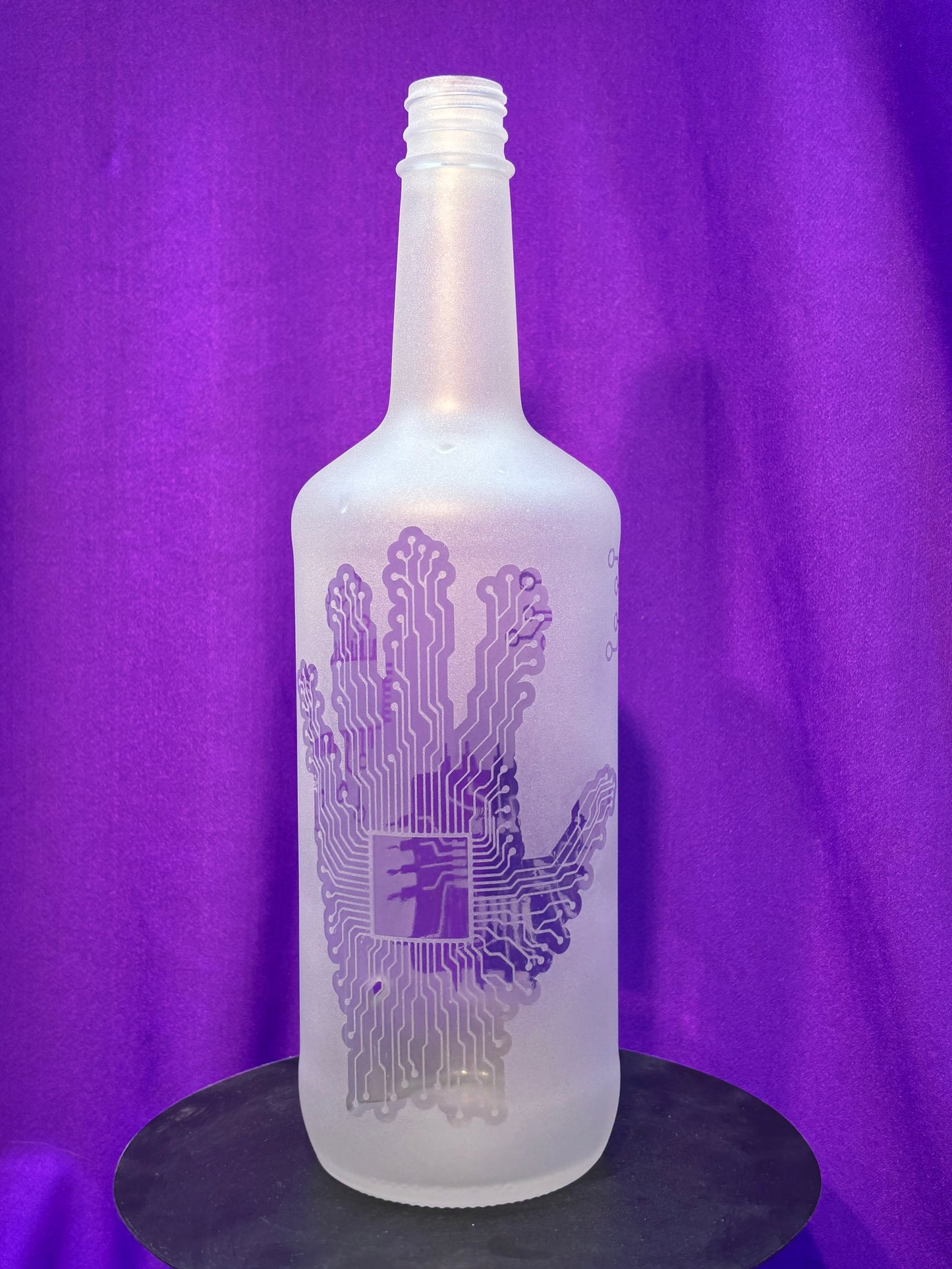 Sandblasted Electronic Hand Incense Holder Bottle