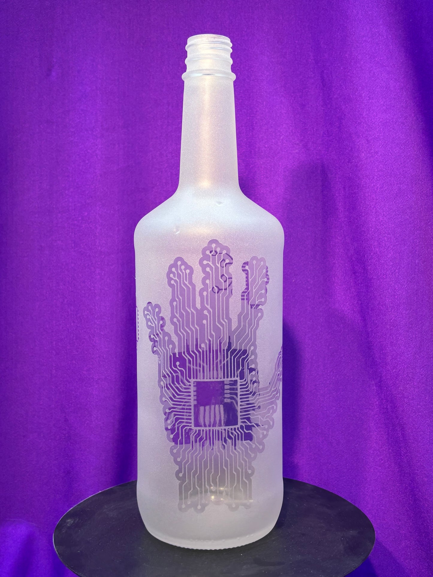 Sandblasted Electronic Hand Incense Holder Bottle
