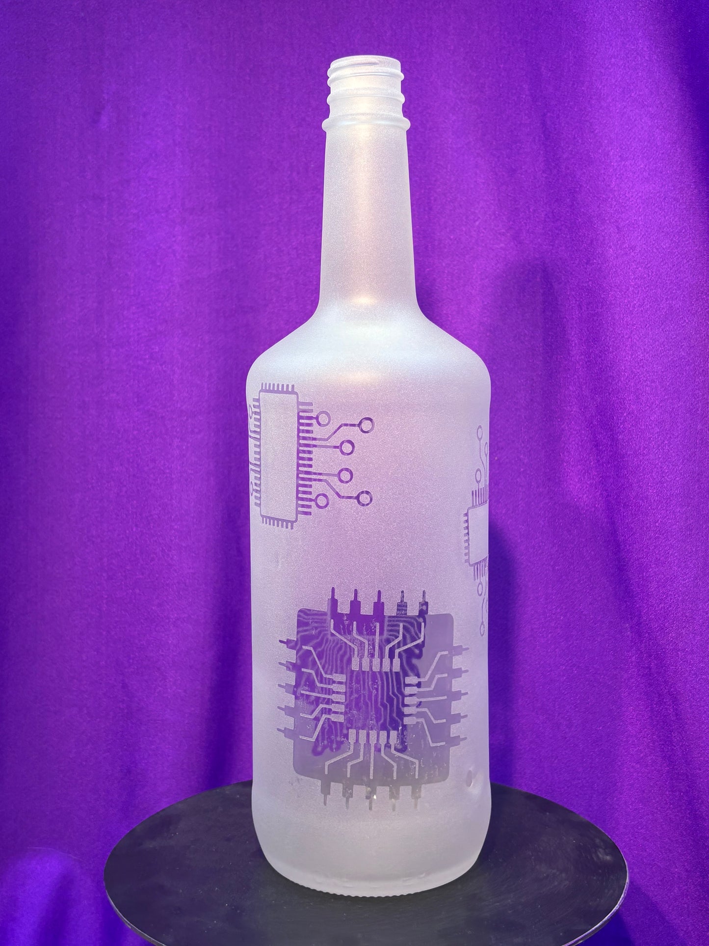 Sandblasted Electronic Hand Incense Holder Bottle