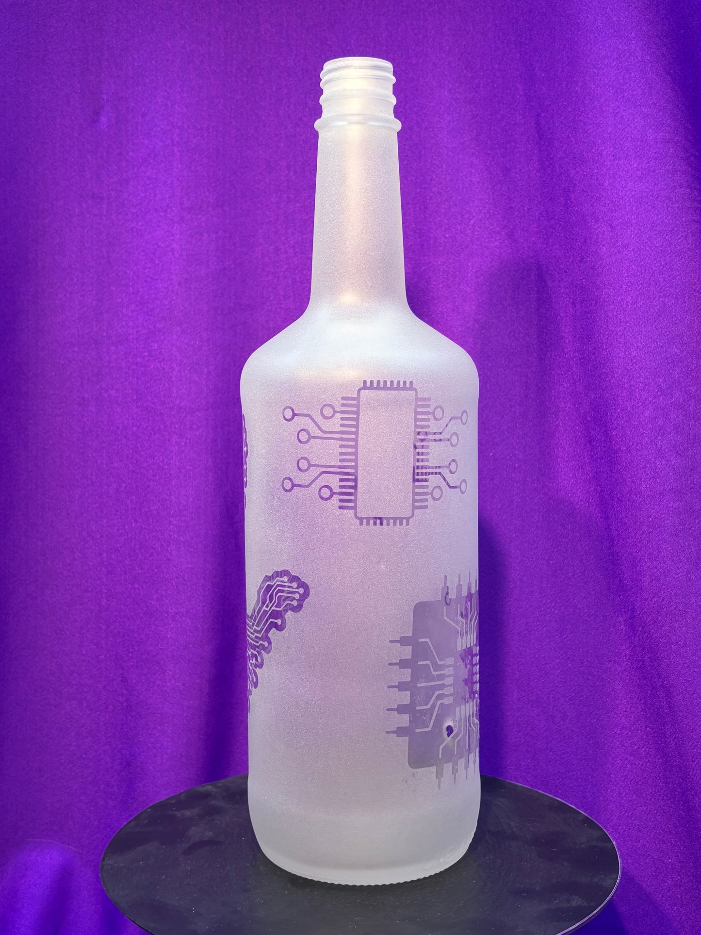 Sandblasted Electronic Hand Incense Holder Bottle