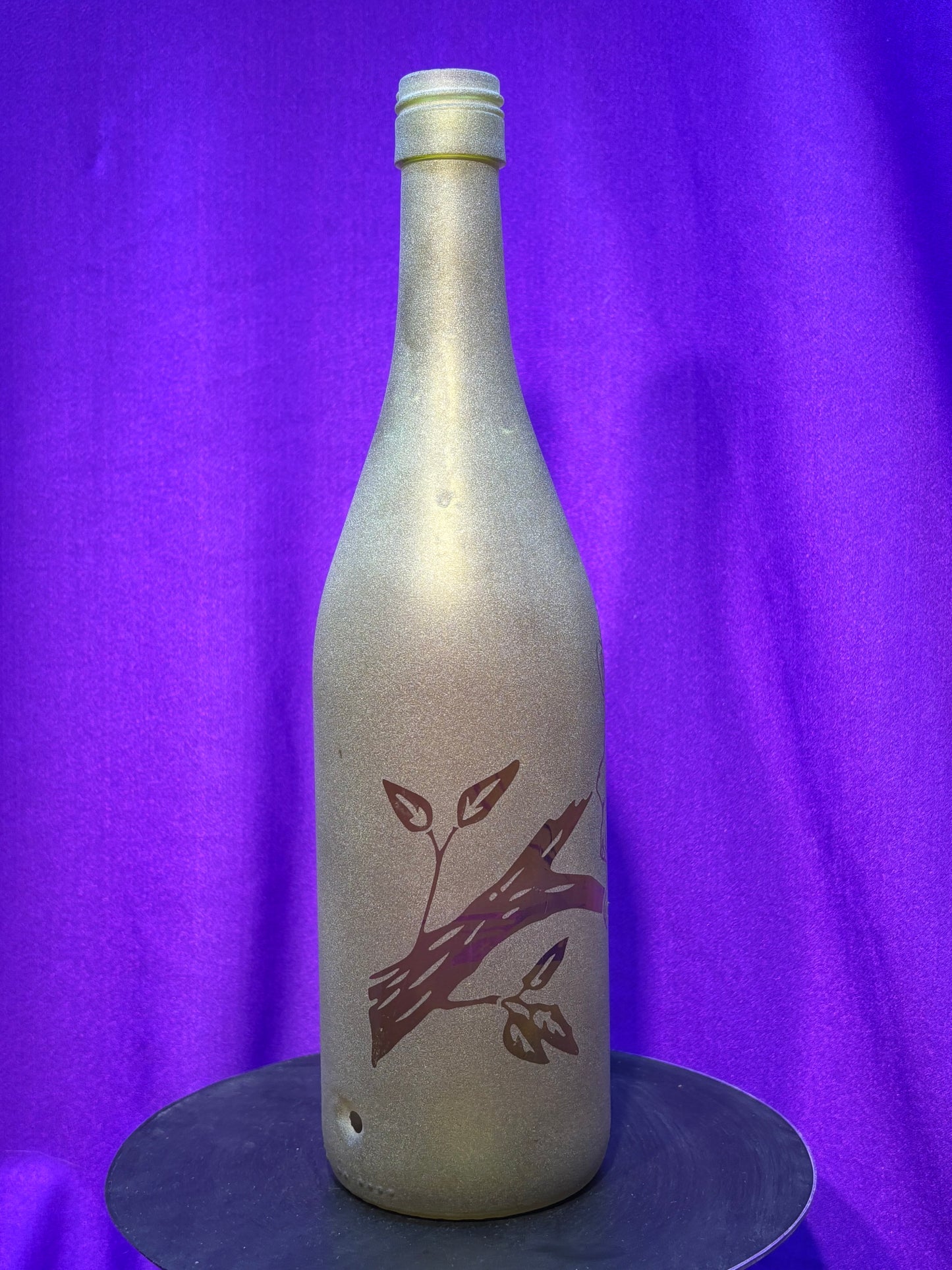 Sandblasted Monkey Incense Holder Bottle