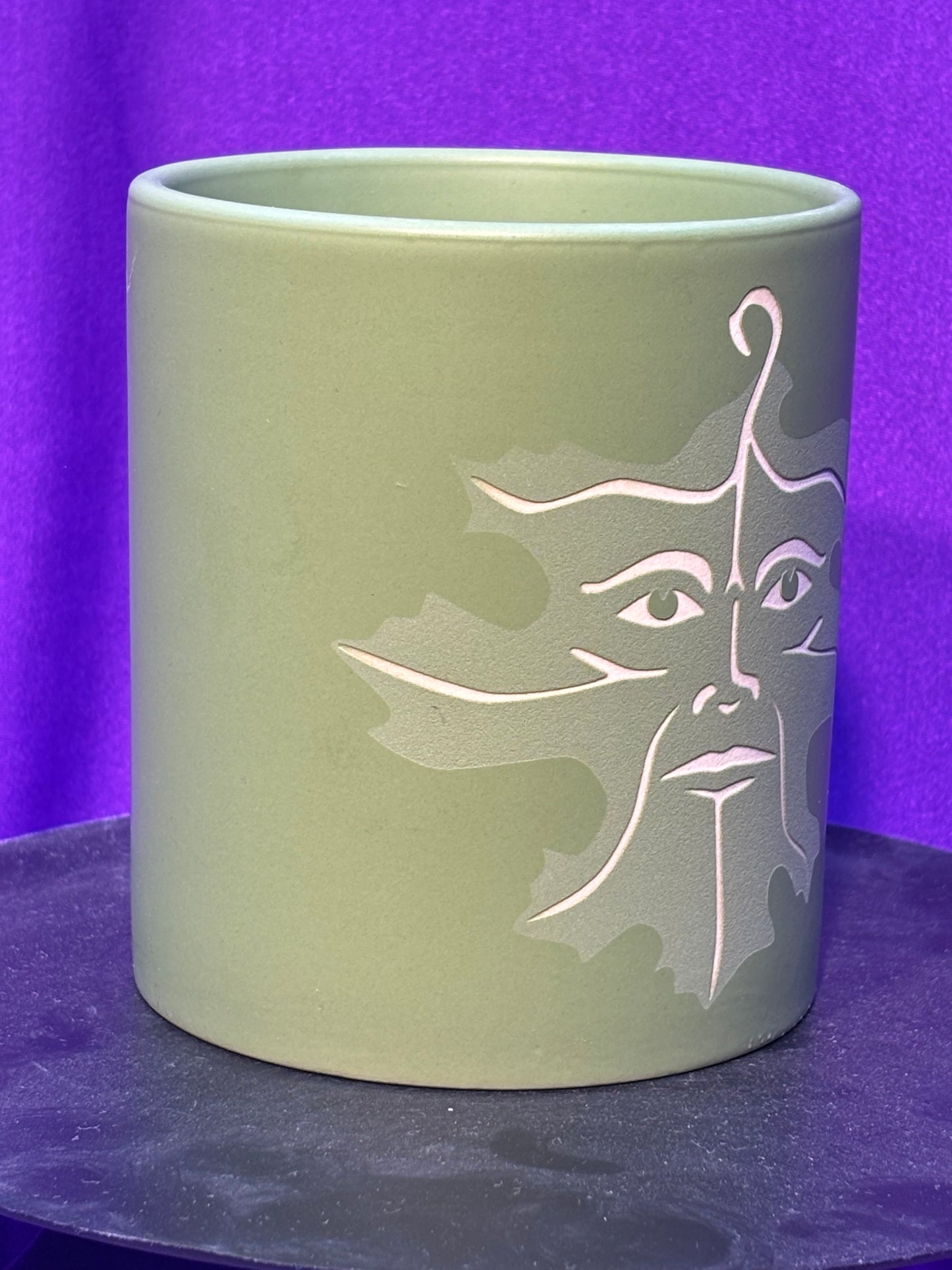 Green Man Candle Holder Tumbler