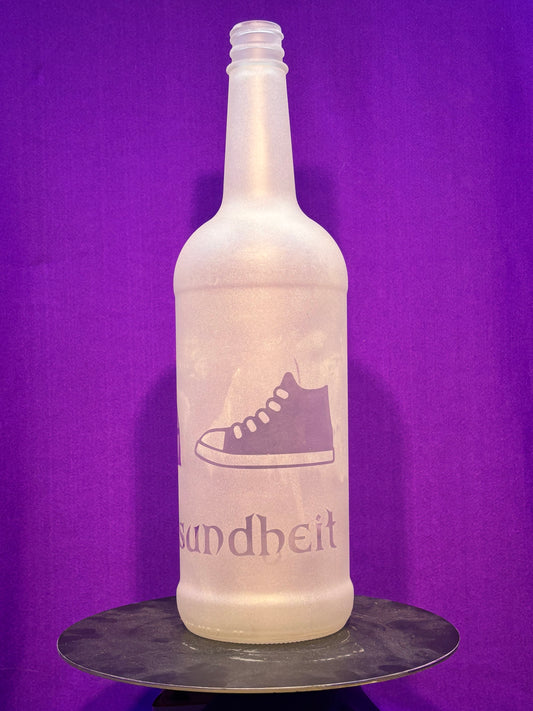Sandblasted A Shoe Incense Bottle